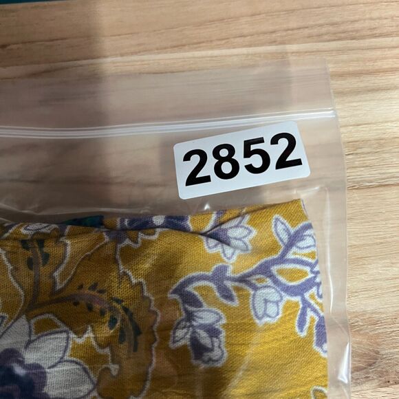 Umgee Top Womens S Patchwork Floral Boho Hippie Western Colorful Blouse - Picture 7 of 7